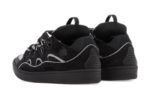 Curb Trainers In Black Leather – Bild 3