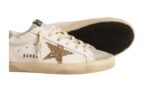 Super-Star stella in glitter oro e inserti in suede ghiaccio – Bild 4
