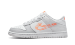 3D Swoosh White Grey