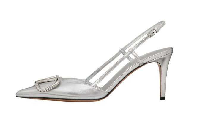 1-39-1.jpg D?COLLET? SLINGBACK VLOGO SIGNATURE IN NAPPA LAMINATA 80MM – Bild 1