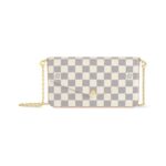 F?licie Damier Azur Canvas Clutch 21cm