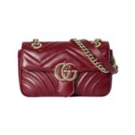 GG Marmont Mini-Schultertasche Gucci Rot 22cm