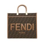 Braune  FF Stofftasche 22cm