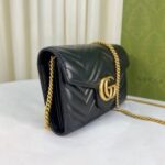 GG Marmont Matelasse Schwarz 20 cm – Bild 4