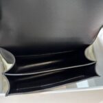 Constance mit silberner Hardware Schwarz 19 cm – Bild 5