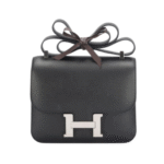 Constance mit silberner Hardware Schwarz 19 cm