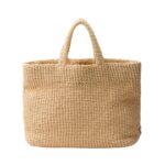 logo-embroidered crochet tote bag – Bild 2