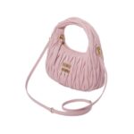 Alabasterrosa-Nappa-Leder-Hobo 20cm – Bild 2