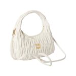 Wander Nappa-Leder-Hobo Wei? 18cm – Bild 2