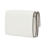 Brieftasche aus wei?em Nappaleder mit FF-Muster 7.5cm – Bild 2