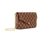 F?licie Damier Ebene Canvas Clutch 21cm – Bild 2