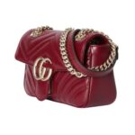 GG Marmont Mini-Schultertasche Gucci Rot 22cm – Bild 2
