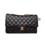 11.12 Mit glattem Leder Schwarz 30 cm