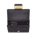 Brieftasche aus schwarzem Nappaleder 7.5cm – Bild 3