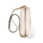 Kleine Marmont Schultertasche Wei? 24cm – Bild 3