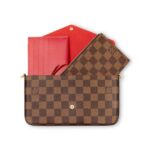 F?licie Damier Ebene Canvas Clutch 21cm – Bild 4