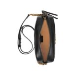 Die Schultertasche aus schwarzem Matelass?-Leder 24cm – Bild 4