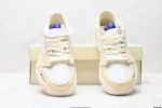 Air Jordan 01 Couple Shoes Cream – Bild 3