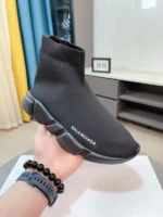 BALENCIAGA Couple Shoes Black Sole – Bild 4