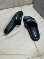 BALENCIAGA Men's Slippers Black – Bild 3