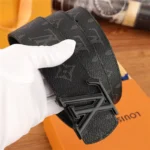 Louis Vuitton Belt DL13 All Black – Bild 2