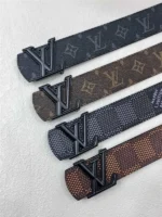 Louis Vuitton Belt DL13 All Black – Bild 11