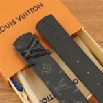 Louis Vuitton Belt DL13 All Black – Bild 5