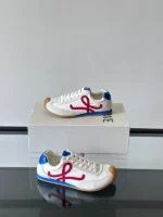 LOEWE Couple Shoes White. Blue & Red – Bild 5