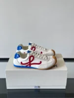 LOEWE Couple Shoes White. Blue & Red – Bild 2