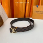 Louis Vuitton Belt LV31 Check Brown