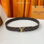 Louis Vuitton Belt LV31 Check Brown – Bild 4
