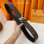 Louis Vuitton Belt LV31 Brown – Bild 3