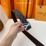 Louis Vuitton Belt LV31 Check Black – Bild 2