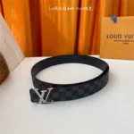 Louis Vuitton Belt LV31 Check Black