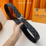 Louis Vuitton Belt LV31 Check Black – Bild 3