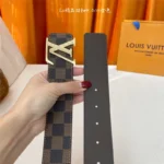 Louis Vuitton Belt LV31 Check Brown – Bild 2