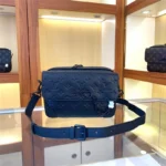 Louis Vuitton Bag M46795 Blue Embossed