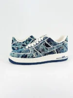 Nike Air Force 1 Low Custom Blue - Image 3