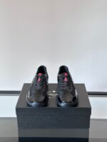 Prada Men's Shoes Full Black – Bild 4