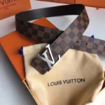 Louis Vuitton Belt 24 Brown with Silver Buckle – Bild 3