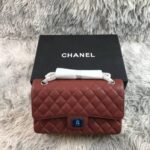 11.12 Bordeaux Caviar Mit silberner Hardware 25.5 cm – Bild 2