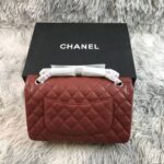 11.12 Bordeaux Caviar Mit silberner Hardware 25.5 cm – Bild 3