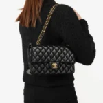 Classic Medium Double Flap-Tasche 33 cm – Bild 3