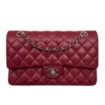 11.12 Bordeaux Caviar Mit silberner Hardware 25.5 cm