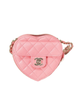 Heart Bag Klein Rosa 13 cm