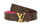 Louis Vuitton Women Belt Brown and Pink