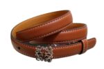 Loewe Women Belt Thin Brown