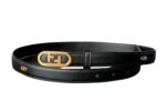 Fendi Women Belt Thin Black