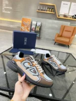 Dior Men's Shoes 2025 Brown Orange - Image 4
