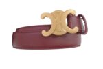 Celine Women Belt Maroon